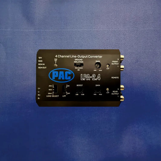 PAC 4ch Line Level Converter with load generator
