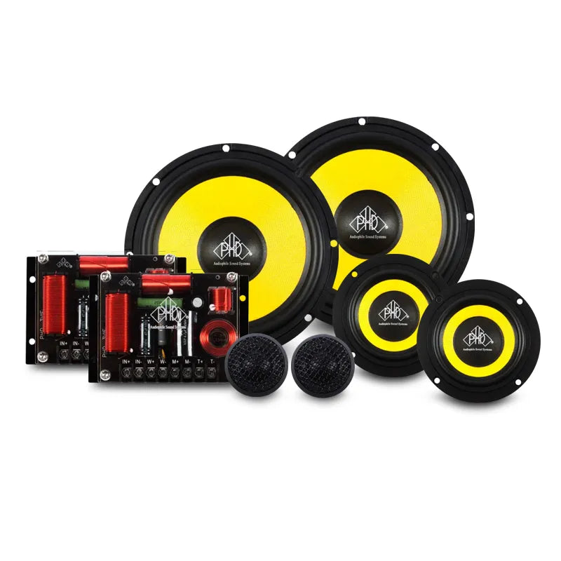 PHD Audio Studio 6.3 Kit 6.5 Inch 3-Way Component Speakers