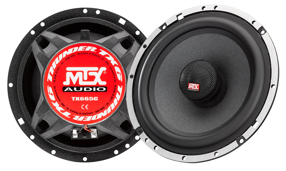 MTX TX665C 6.5 Inch Coaxial Speakers Gold Coast Car Sound