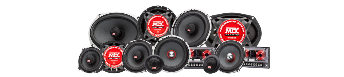 MTX, Car Audio, Speakers, Tweeters, Subwoofers, Amplifiers