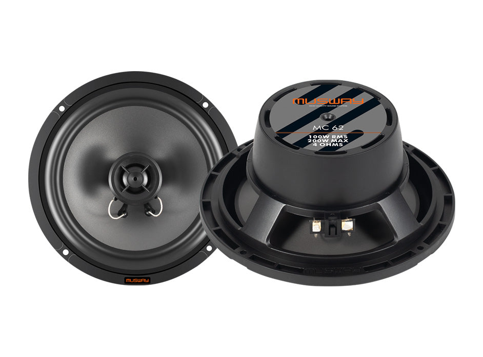 Musway MC62 6.5 Inch Coaxial Speakers