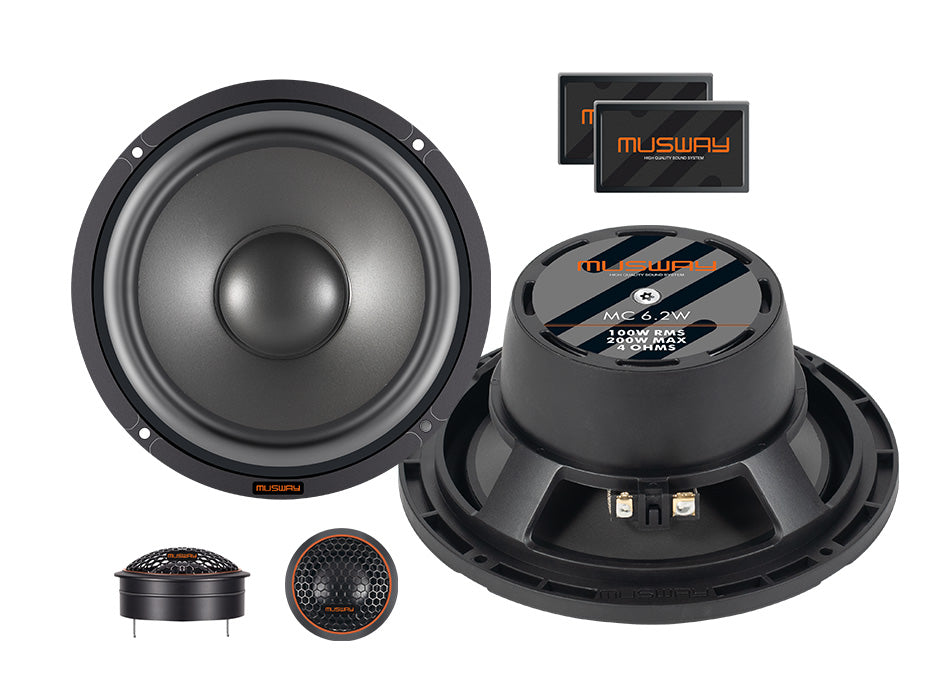 Musway MC6.2C 6.5 Inch 2-Way Component Speakers