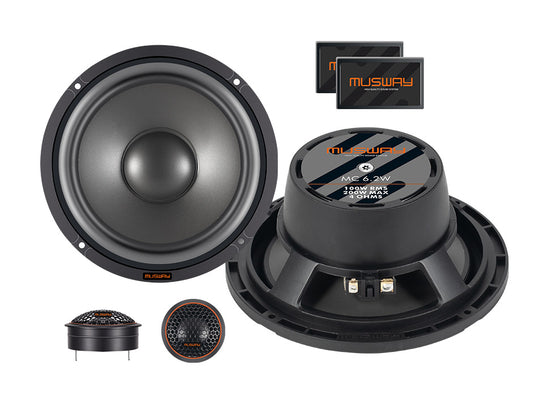 Musway MC6.2C 6.5 Inch 2-Way Component Speakers