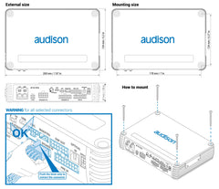 Audison Forza AFC4.10bit 4ch Amp with 10ch DSP