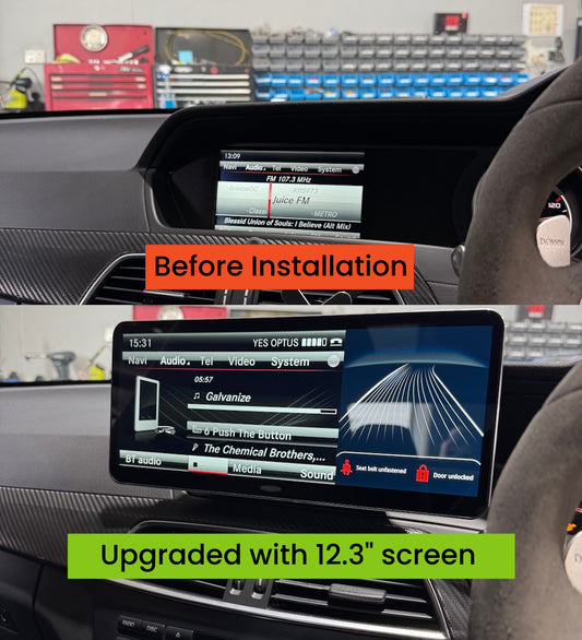 Cad Connect 12.3 Inch Screen Upgrade for Mercedes C-Class NTG 4.5 & 4.7