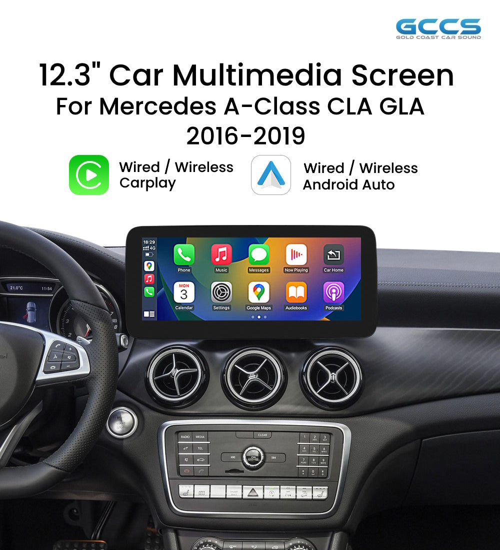Cad Connect 12.3 Inch Screen Upgrade for Mercedes A-Class / CLA / GLA NTG5