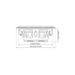 DB Drive EW7 10F Slim 10 Inch Subwoofer