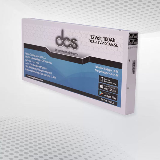 DCS 12V 100AH SUPER SLIM LINE BATTERY (LITHIUM)