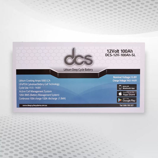 DCS 12V 100AH SUPER SLIM LINE BATTERY (LITHIUM)