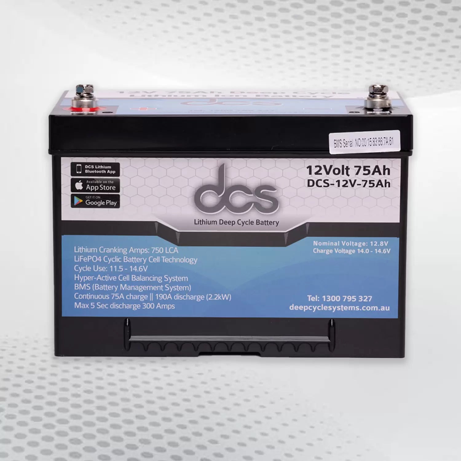 DCS 12V 75AH BATTERY (LITHIUM)