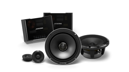 Alpine Status HDZ-65CS Component Speakers With Slim Tweeter