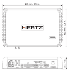Hertz HMD8 DSP 24v 8ch Amplifier