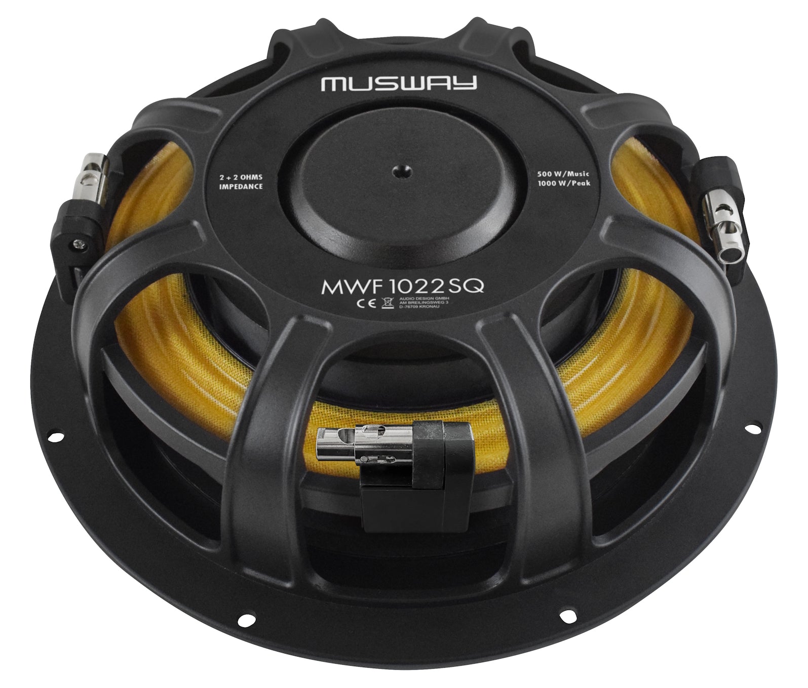 Musway MWF1022SQ 10 inch Slim Reference Subwoofer