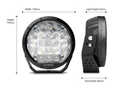 Noxsolis NX720 Slimline 7 Inch Driving Lights (pair)