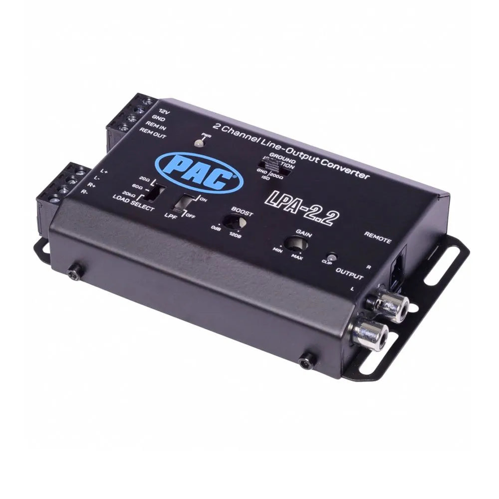 Mac Line Pac PAC 2ch Line Level Converter with load generator – Gold Coast Car Sound