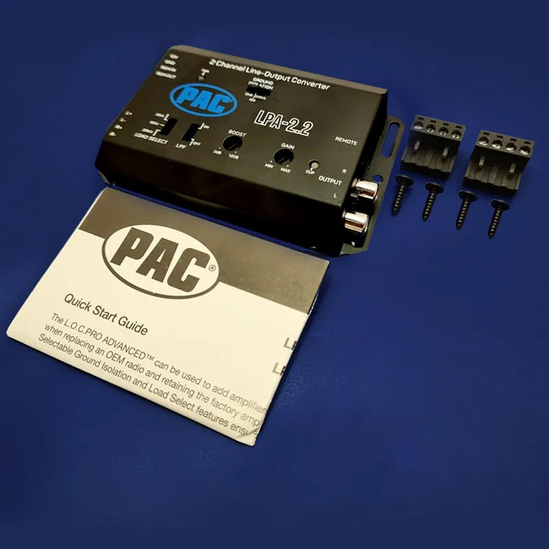 PAC 2ch Line Level Converter with load generator