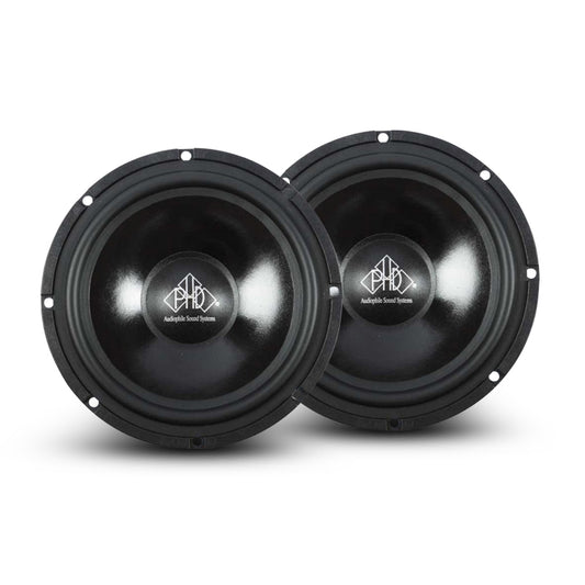 PHD Audio CF 6.3 Kit 6.5 Inch 3-Way Component Speakers