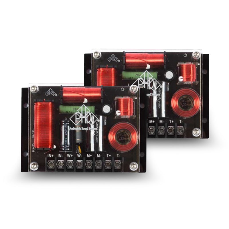 PHD Audio CF 6.3 Kit 6.5 Inch 3-Way Component Speakers