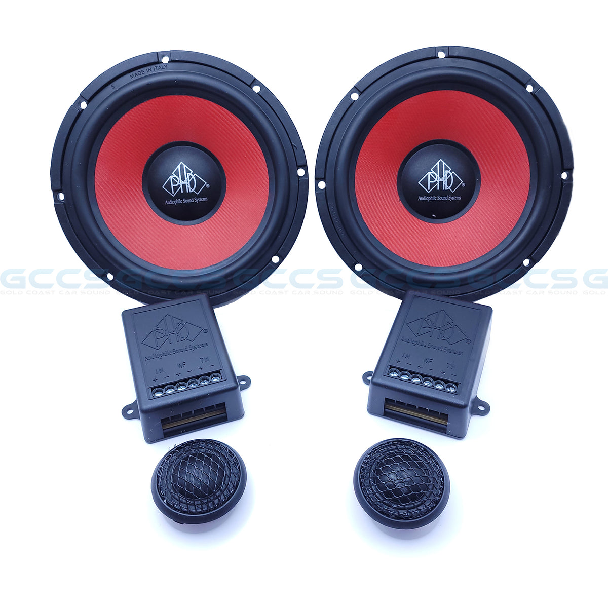 PHD Audio RED 6.1 Kit 6.5 Inch Component Speakers