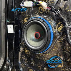 Audio System 6.5inch Front & Rear Speaker Upgrade Kit for Foton Tunland V7 & V9