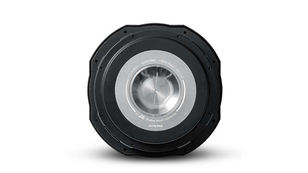 Alpine R-Series RS-W10D2 10 Inch Slim Subwoofer