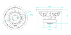 MTX RT10-04 Road Thunder 10 Inch Subwoofer