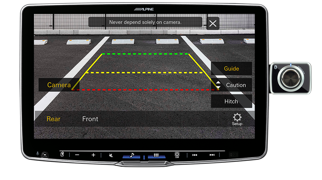 Alpine RUE-BK01A Wireless Rotary Controller for Volume and Camera select