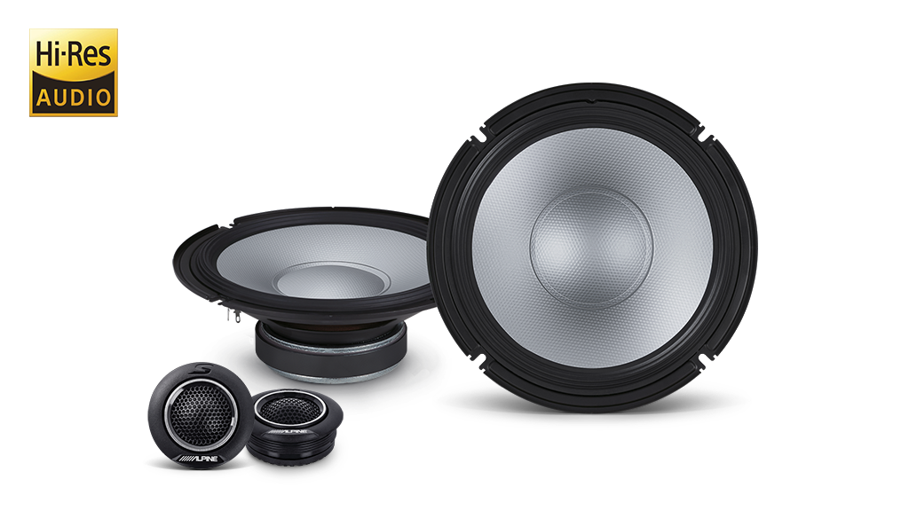 Alpine S-Series S2-S80C 8 Inch Component Speakers