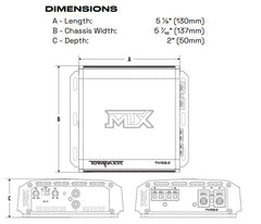 MTX TN150.2 Terminator 2 Channel Amplifier