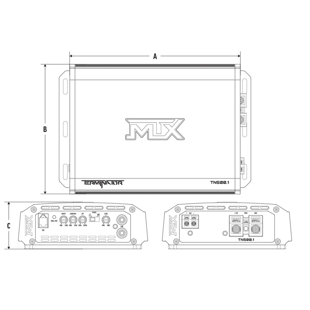 MTX TN500.1 Terminator Monoblock Amplifier
