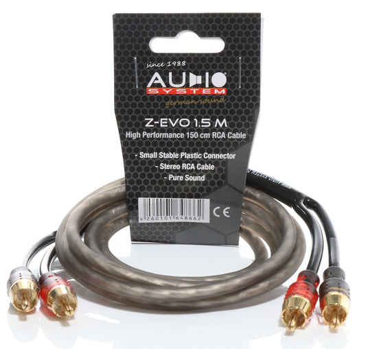 Audio System Z-EVO 1.5m RCA Cable Stereo Pair