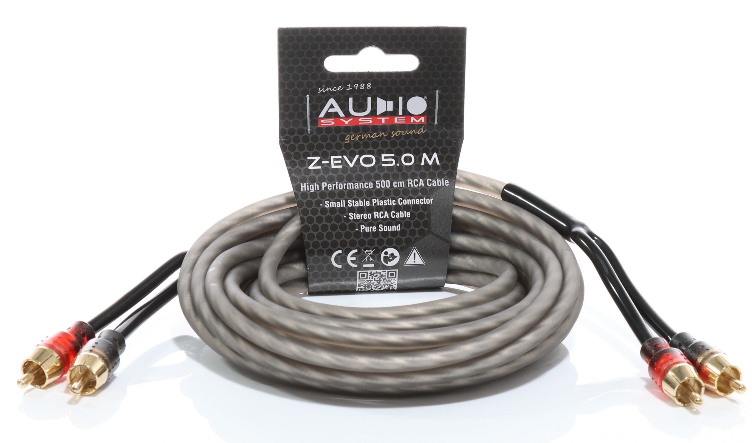 Audio System Z-EVO 5.0m RCA Cable Stereo Pair