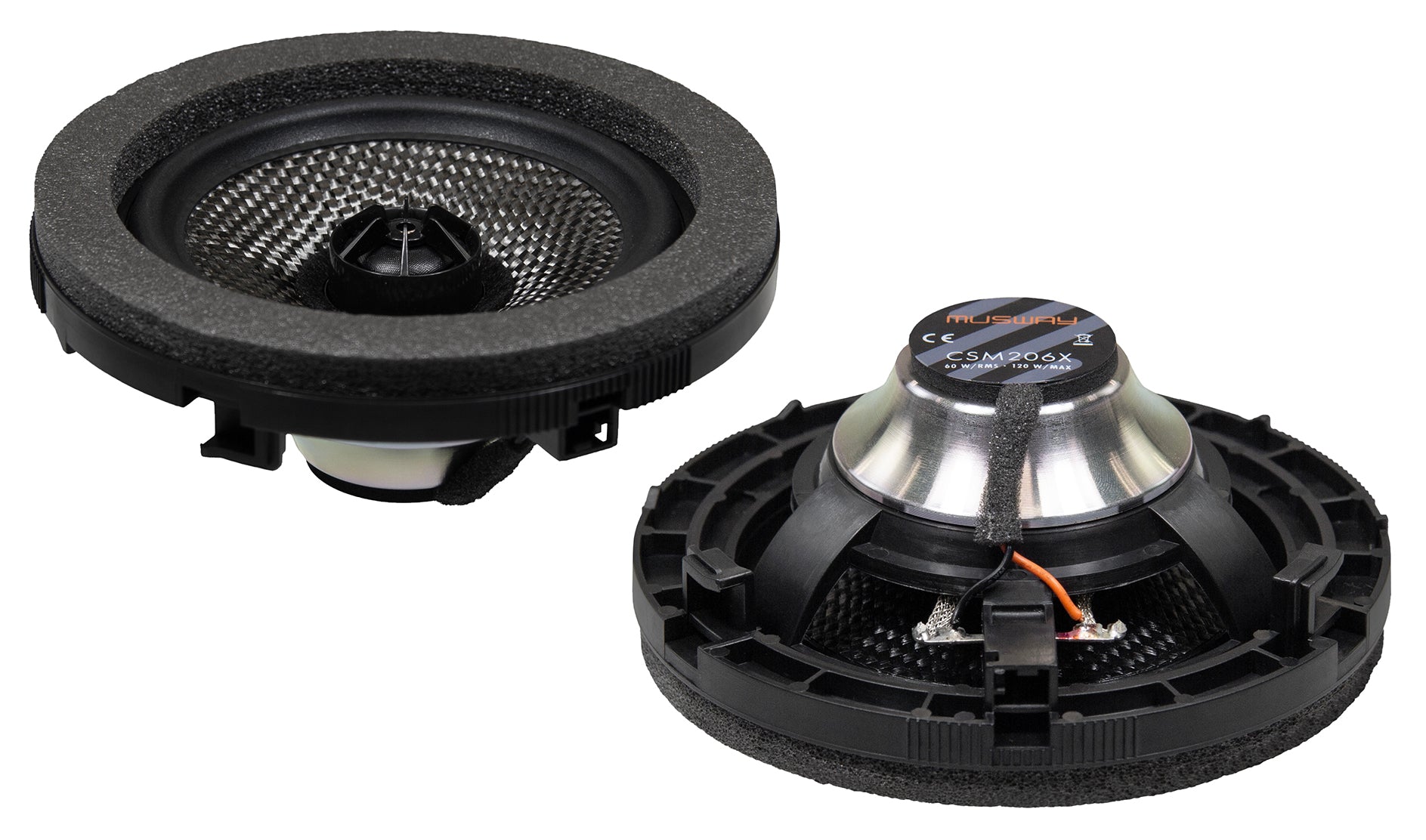 Musway CSM206X 2-Way Coaxial Speakers for Mercedes-Benz C Class