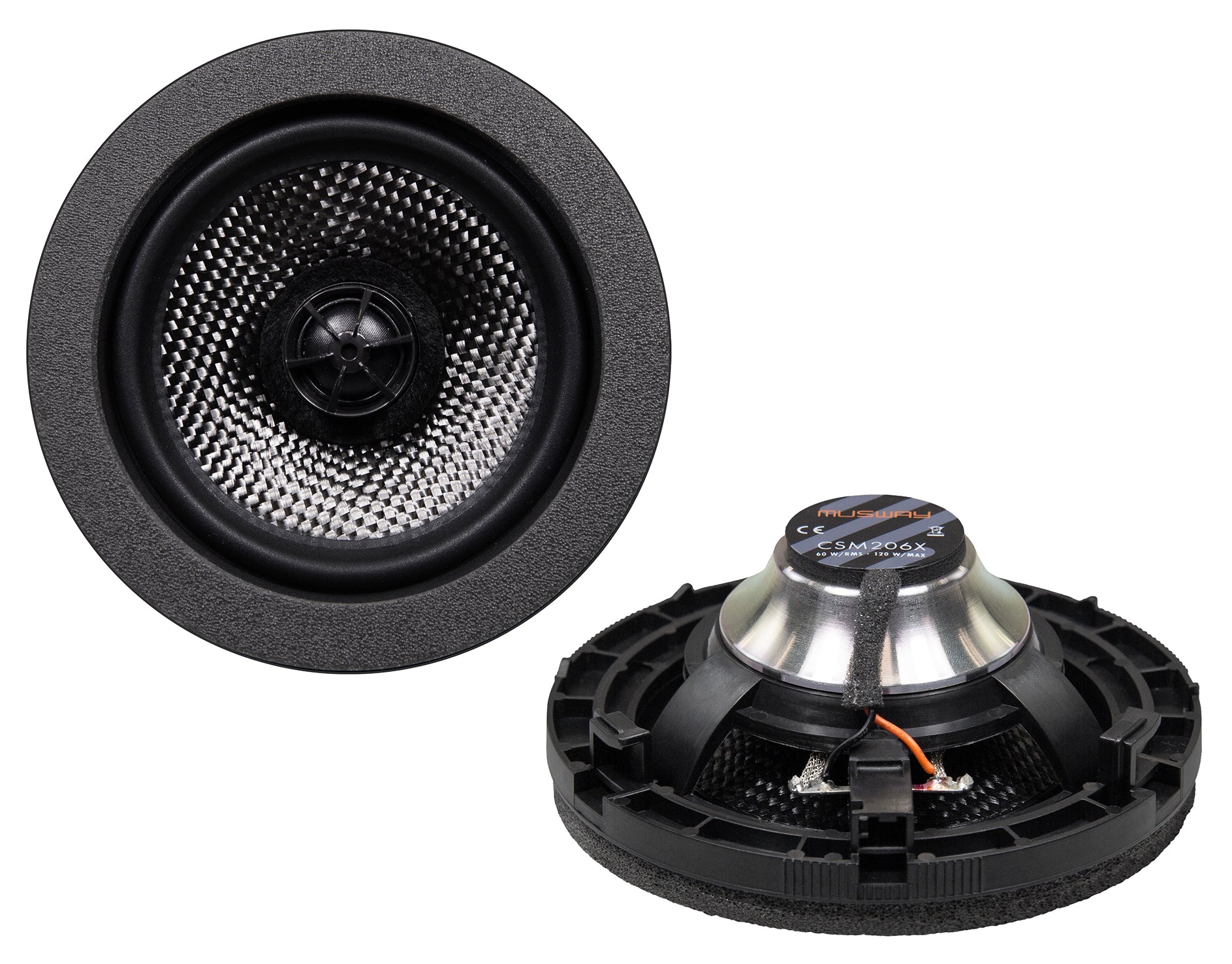 Musway CSM206X 2-Way Coaxial Speakers for Mercedes-Benz C Class