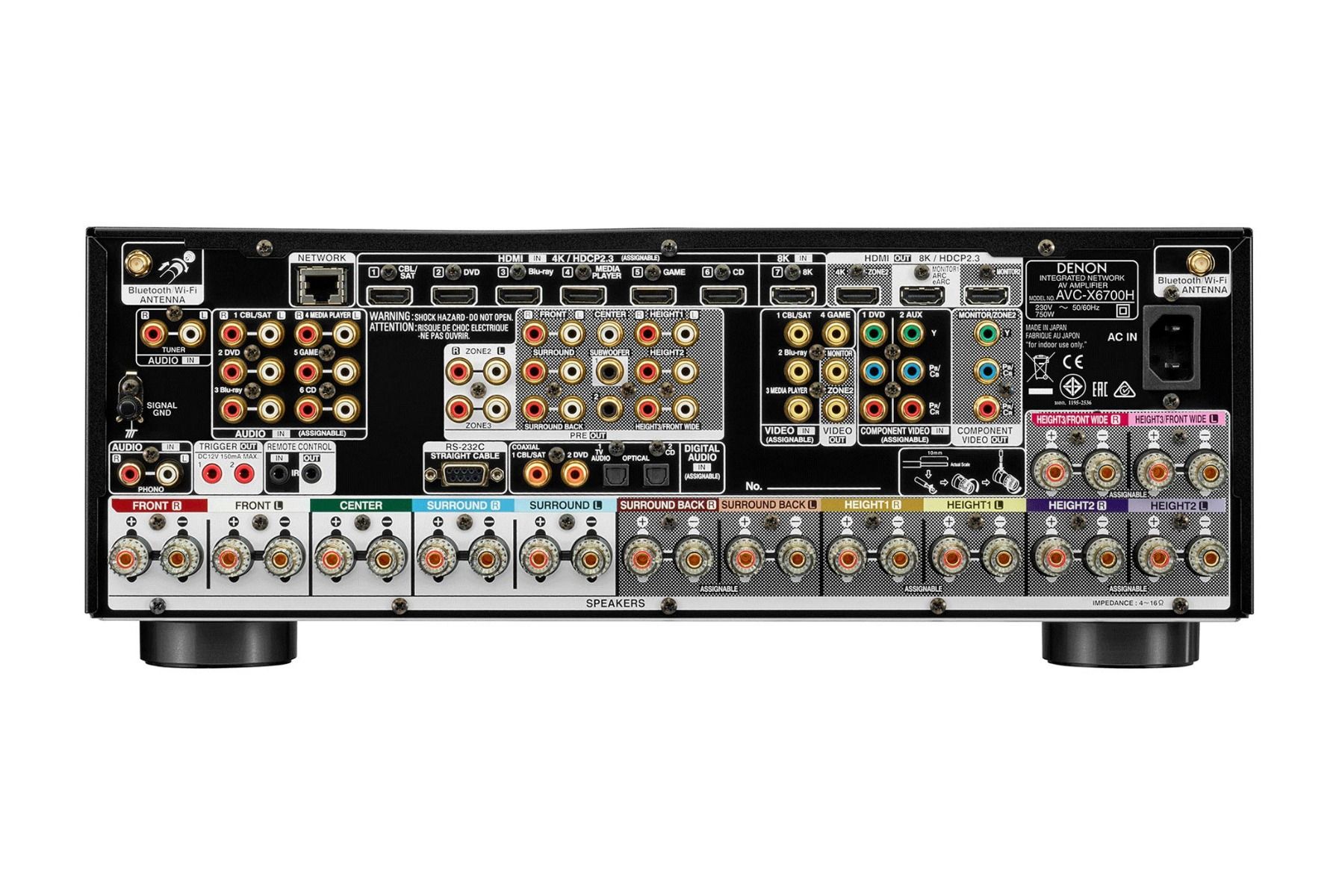 DENON AVC-X6700H 11.2 CH AV RECEIVER