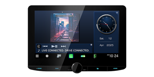 Kenwood DMX9724XDS 10.1 Inch Floating Multimedia System