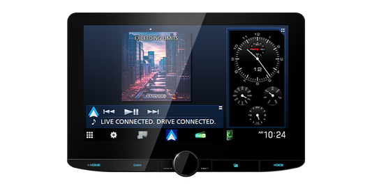 Kenwood DMX9724XDS 10.1 Inch Floating Multimedia System