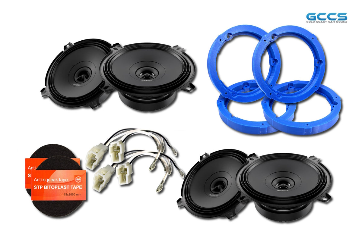 Prima front and rear coaxial speaker upgrade kit for Suzuki Jimny