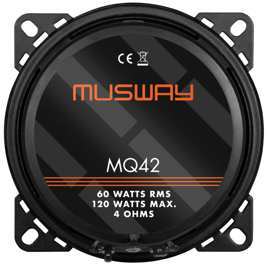 Musway MQ42 4 Inch Coaxial Speakers