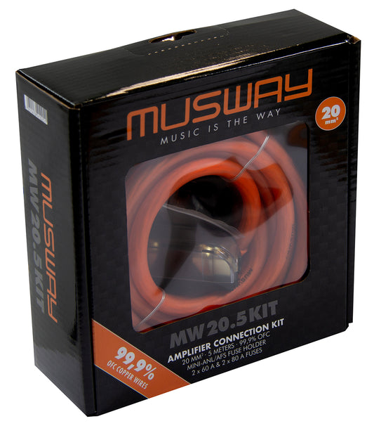 Musway MW20.5KIT 4 Gauge OFC Power kit - 5 Meter