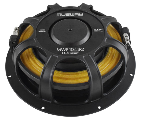 Musway MWF104SQ 10 Inch Slim Reference Subwoofer