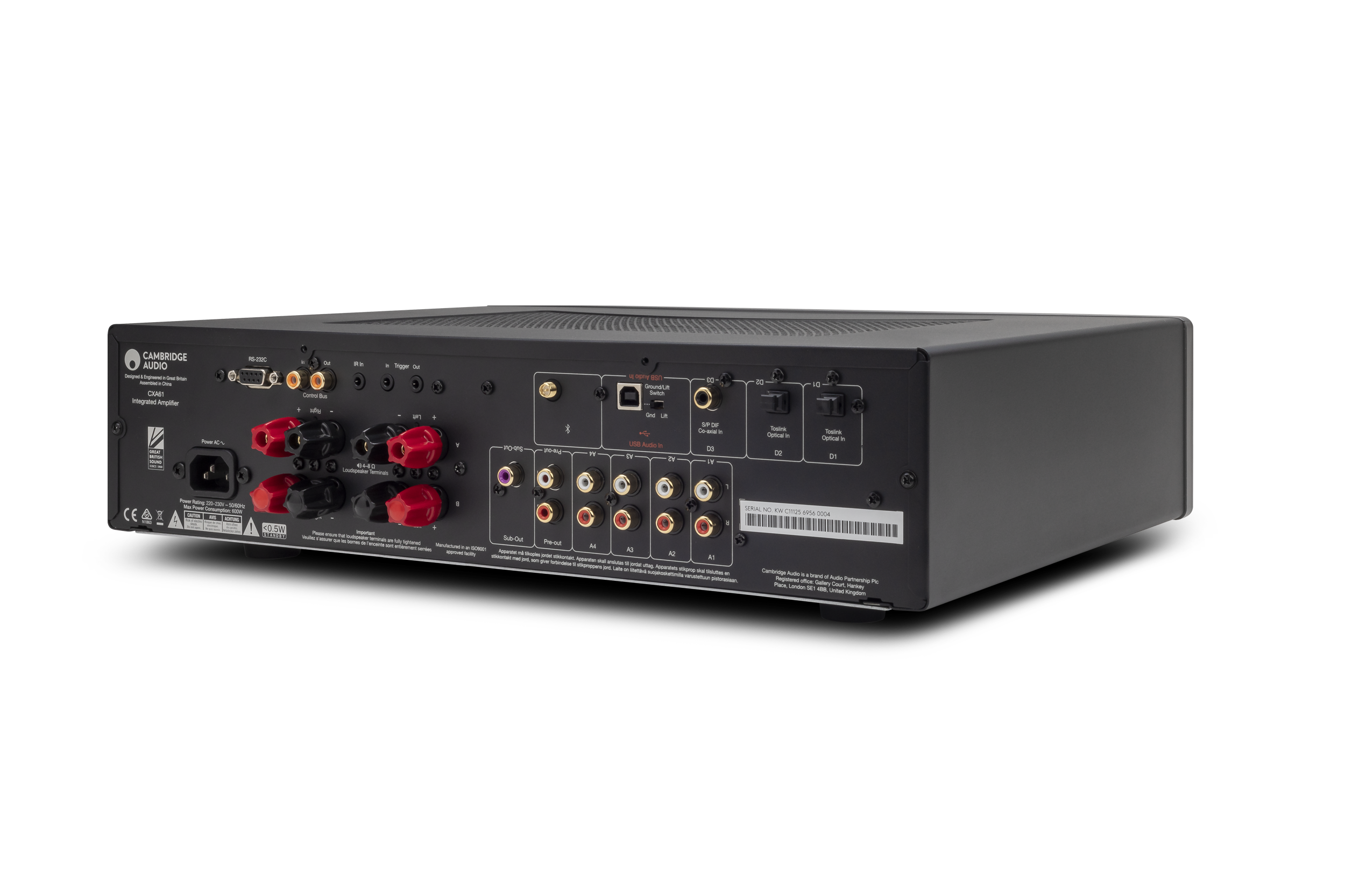 CAMBRIDGE CXA61 INTEGRATED STEREO AMPLIFIER