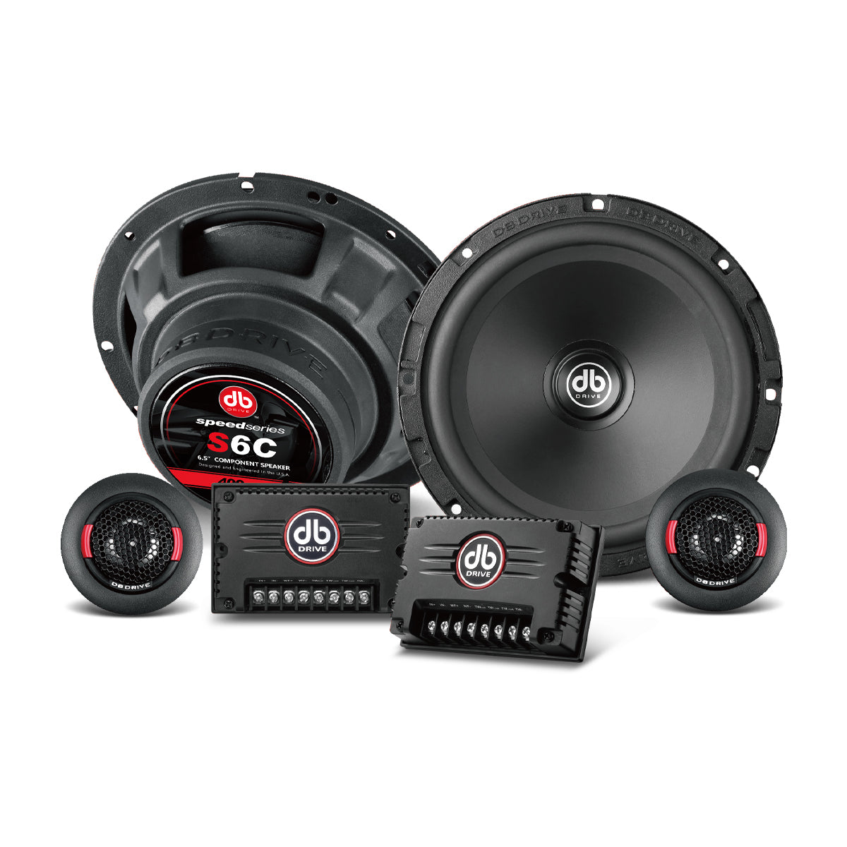 DB Drive S6C Speed Series 6.5 Inch Component Speakers