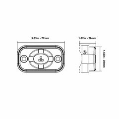 DB Link DBSM15W2 mini LED Surface Mount Rock Lights (Pair)