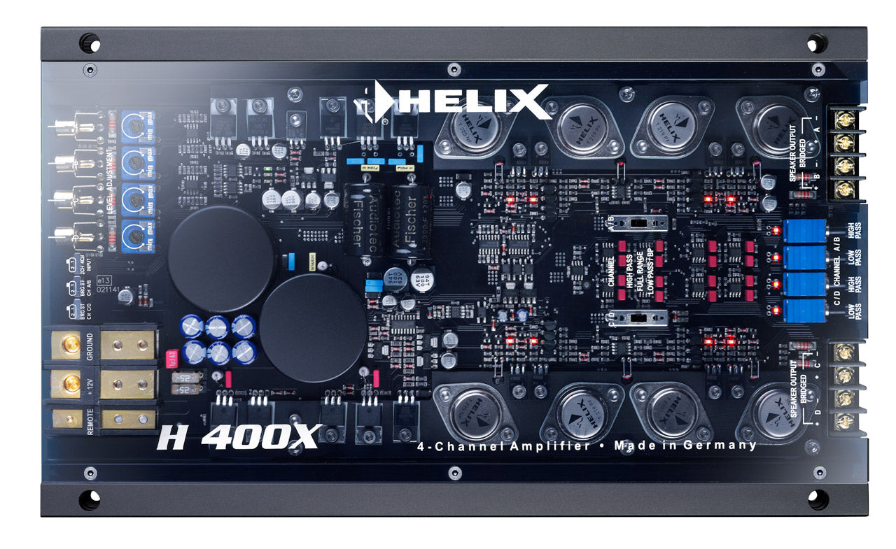 HELIX H400X 4 CHANNEL AMP