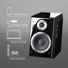 HECO ASCADA 2.0 POWERED BLUETOOTH STEREO SPEAKER SET