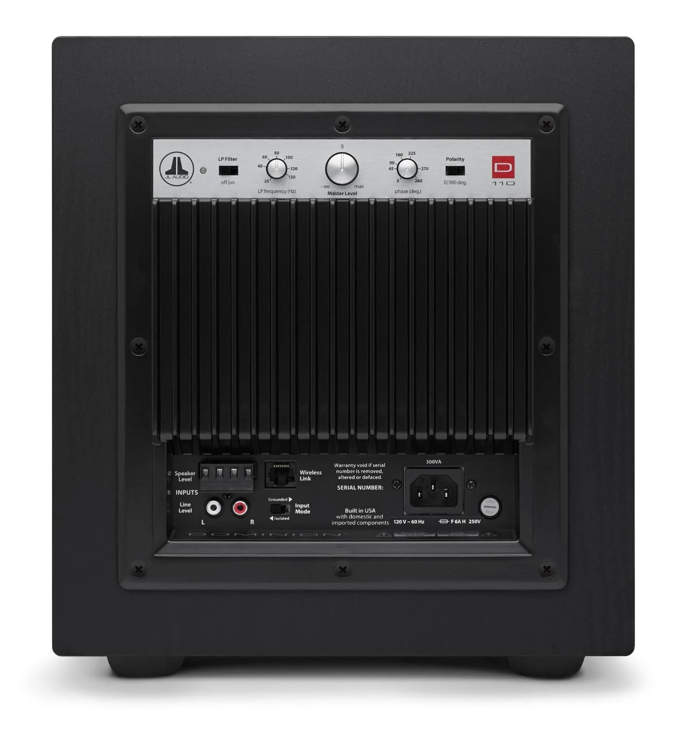 JL AUDIO DOMINION D110-ASH 10INCH SUBWOOFER
