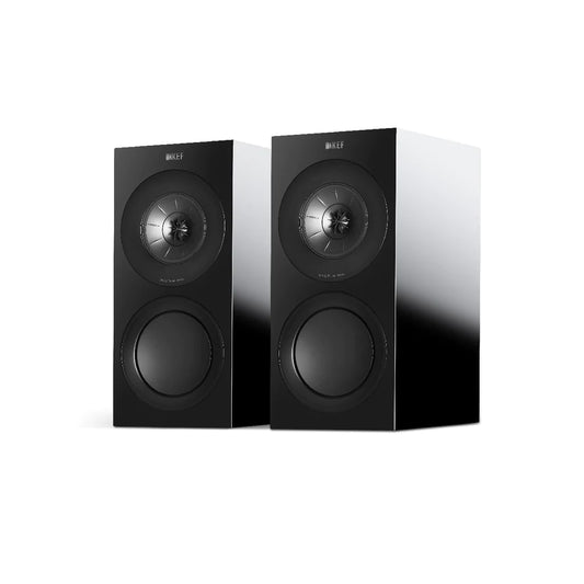 KEF R-SERIES R3 BOOKSHELF SPEAKERS BLACK