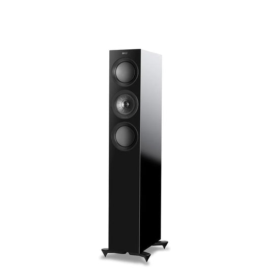 KEF R-SERIES R5 TOWER SPEAKERS BLACK