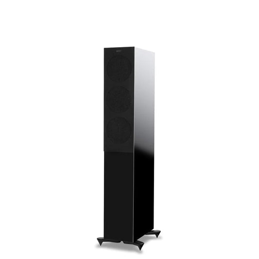 KEF R-SERIES R5 TOWER SPEAKERS BLACK